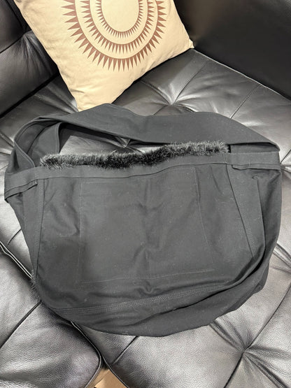 Comme des Garcons Homme Fuzzy Hobo Bag