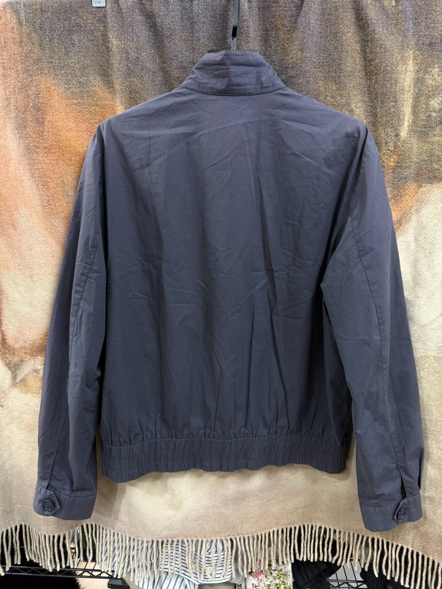 raf simons embroidered jacket with water wash