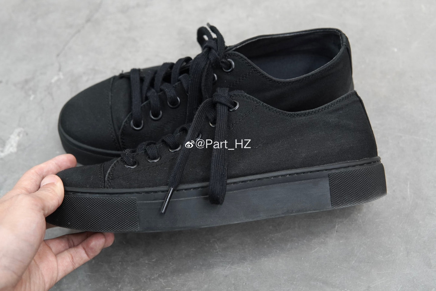 Yohji Yamamoto Pour Homme Canvas Shoes