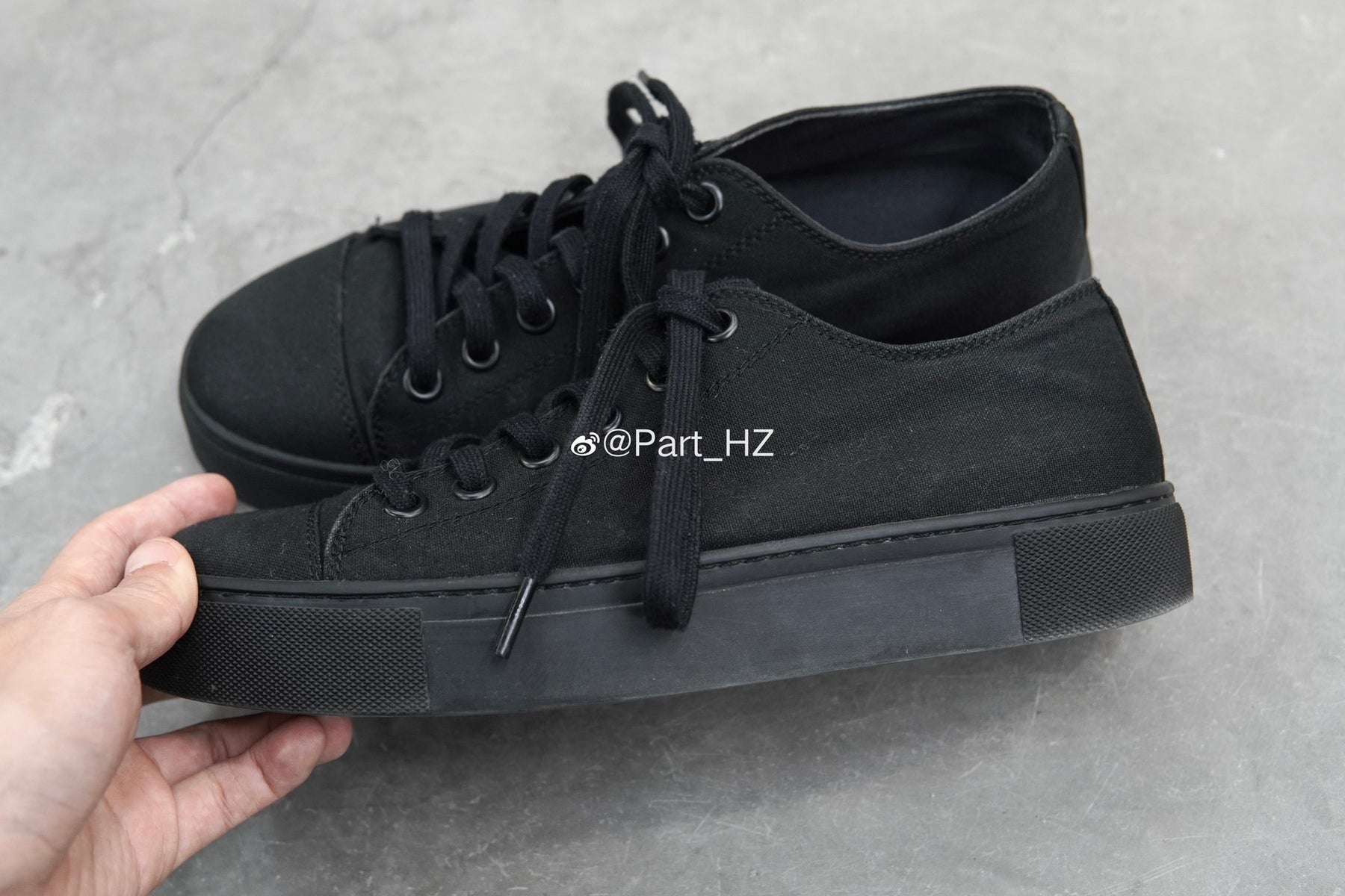 Yohji Yamamoto Pour Homme Canvas Shoes