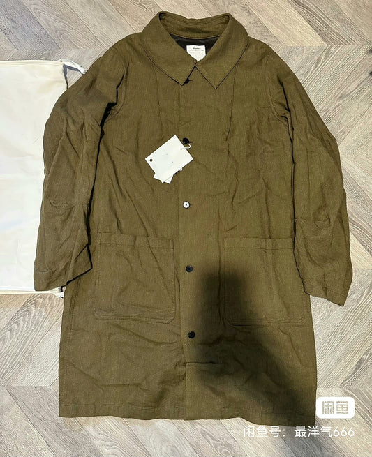 visvim Ayres Coat in Olive Color