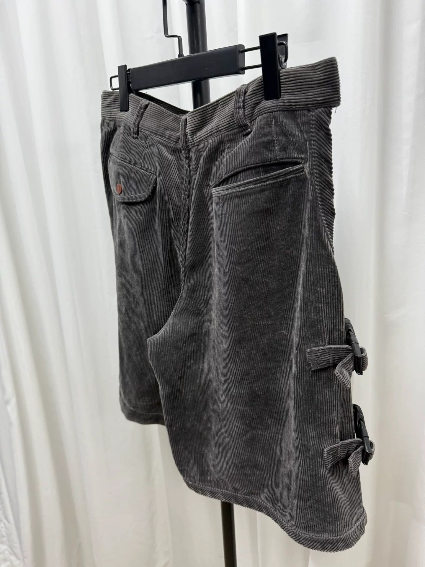 comme des garcons homme plus corduroy shorts