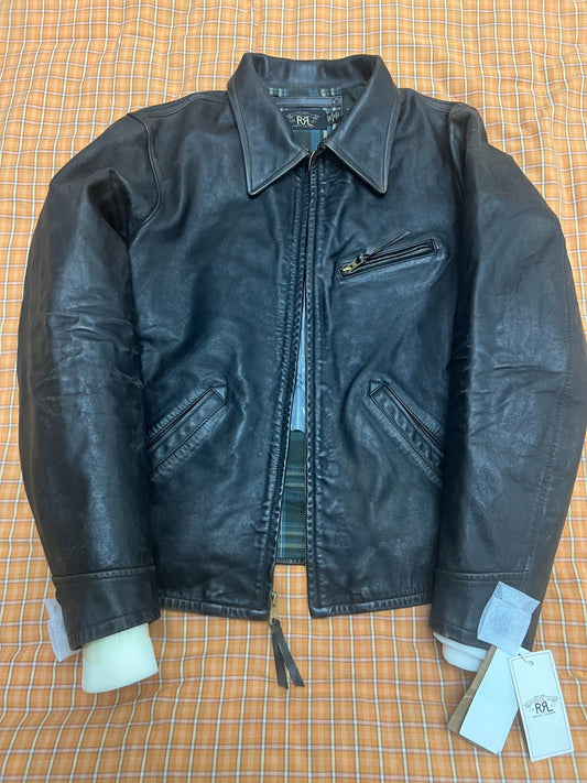 RRL 1930s Style Leather Jacket