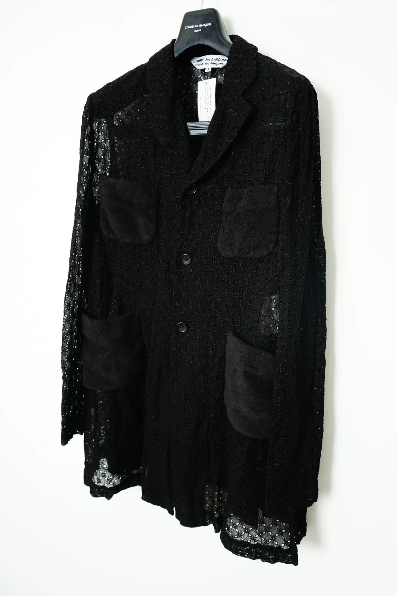 Comme des Garçons Rayon Cutout Embroidery Jacket