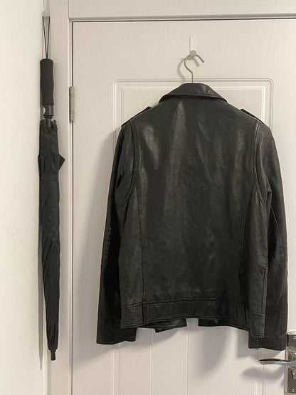 jean paul gaultier leather biker jacket