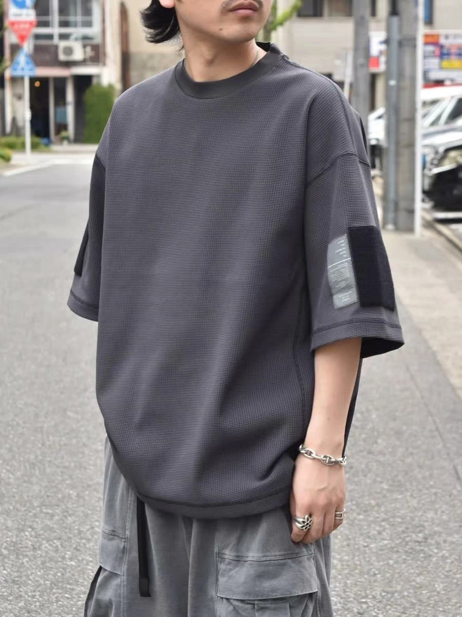 N.HOOLYWOOD Side-Panel Waffle T-Shirt