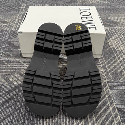 Loewe Sierra Yellow Suede Ankle Boots