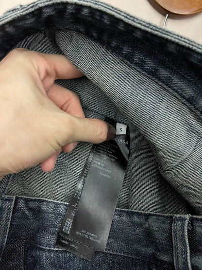 balenciaga baggy wide-leg denim pants