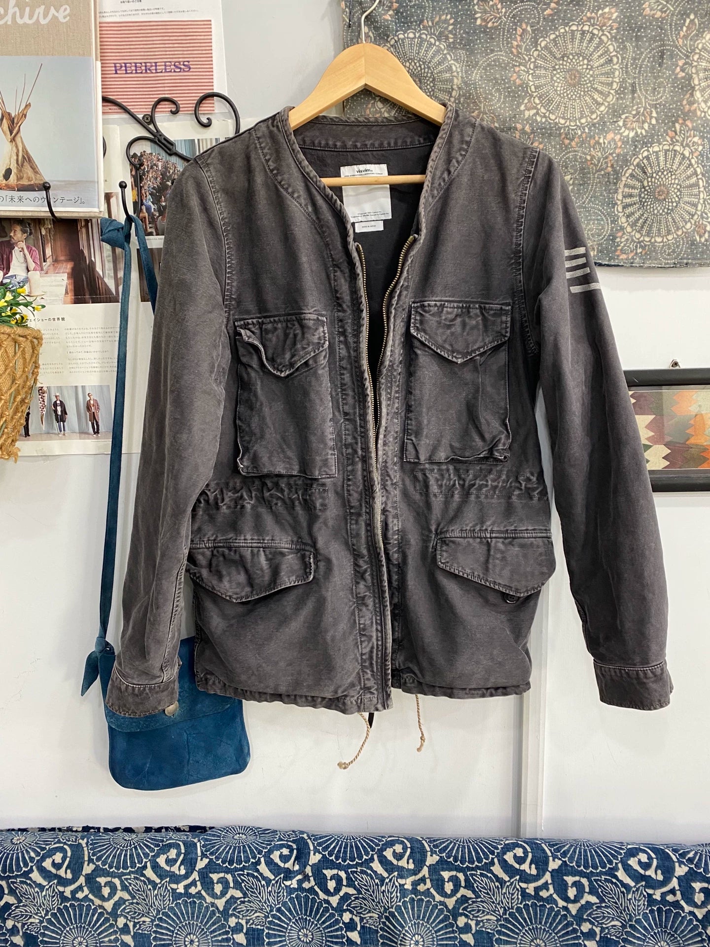 visvim RESERVES IRIS M65 JKT Black Jacket