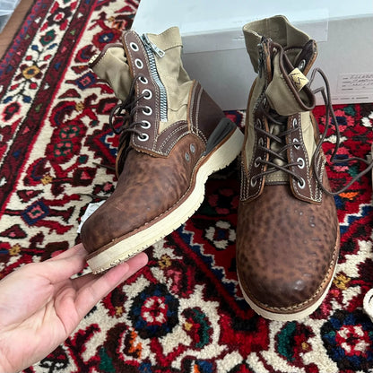 visvim 22aw unique leather boots size 8