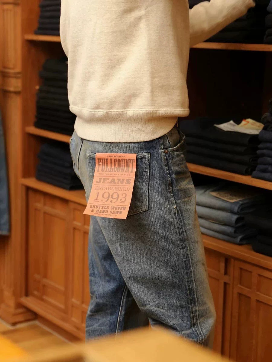 FULLCOUNT 15.5oz Washed Vintage Jeans