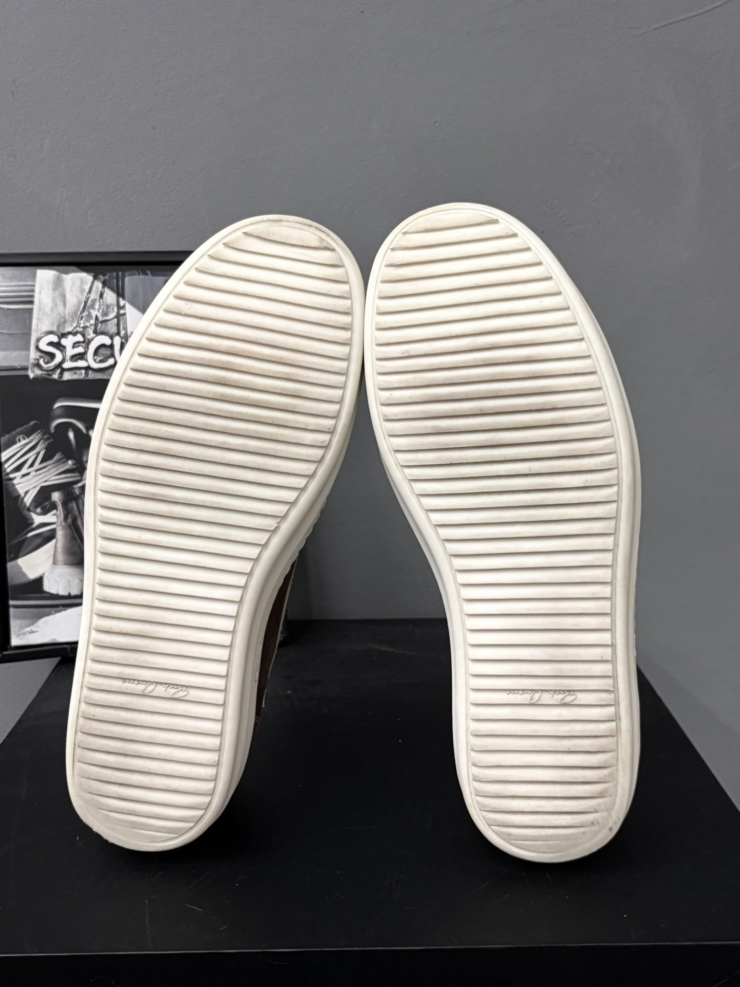 Rick Owens 23FW Low-Top Leather Sneakers
