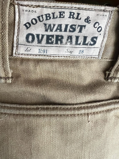 RRL Double RL Suspender Work Pants