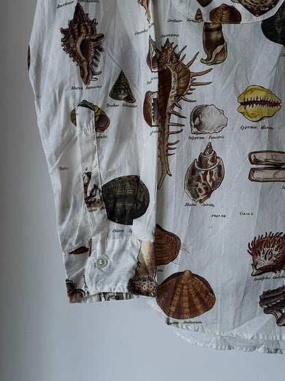 paul harnden s/s16 shell print shirt