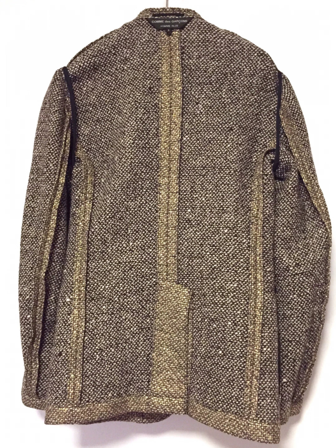 COMME des GARCONS Homme Plus Gold Knit Blazer