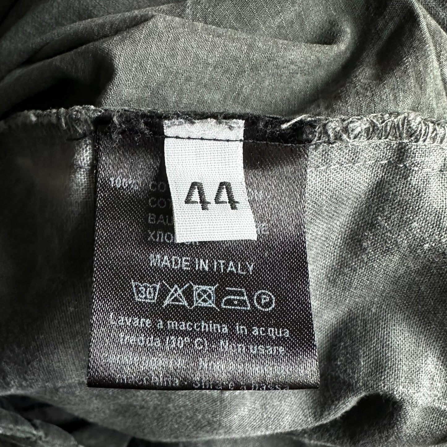 vintage washed texture long pants