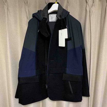 sacai men's oversized jacket autumn winter