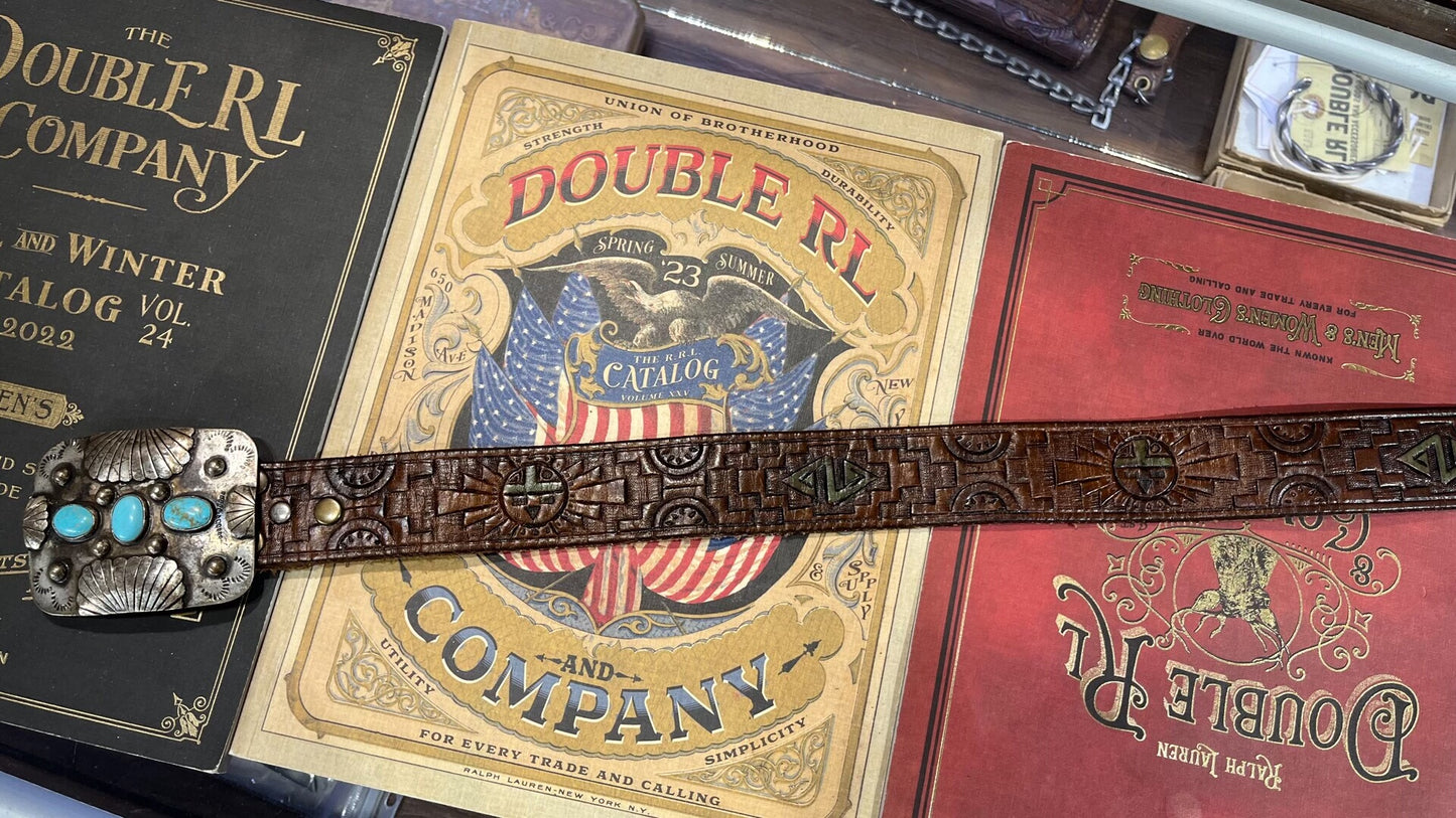 Vintage RRL Ralph Lauren Leather Belt