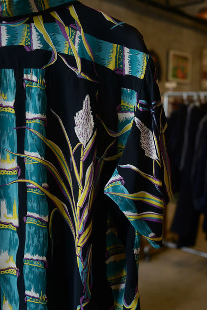 SunSurf Bamboo Aloha Wooden Button Shirt