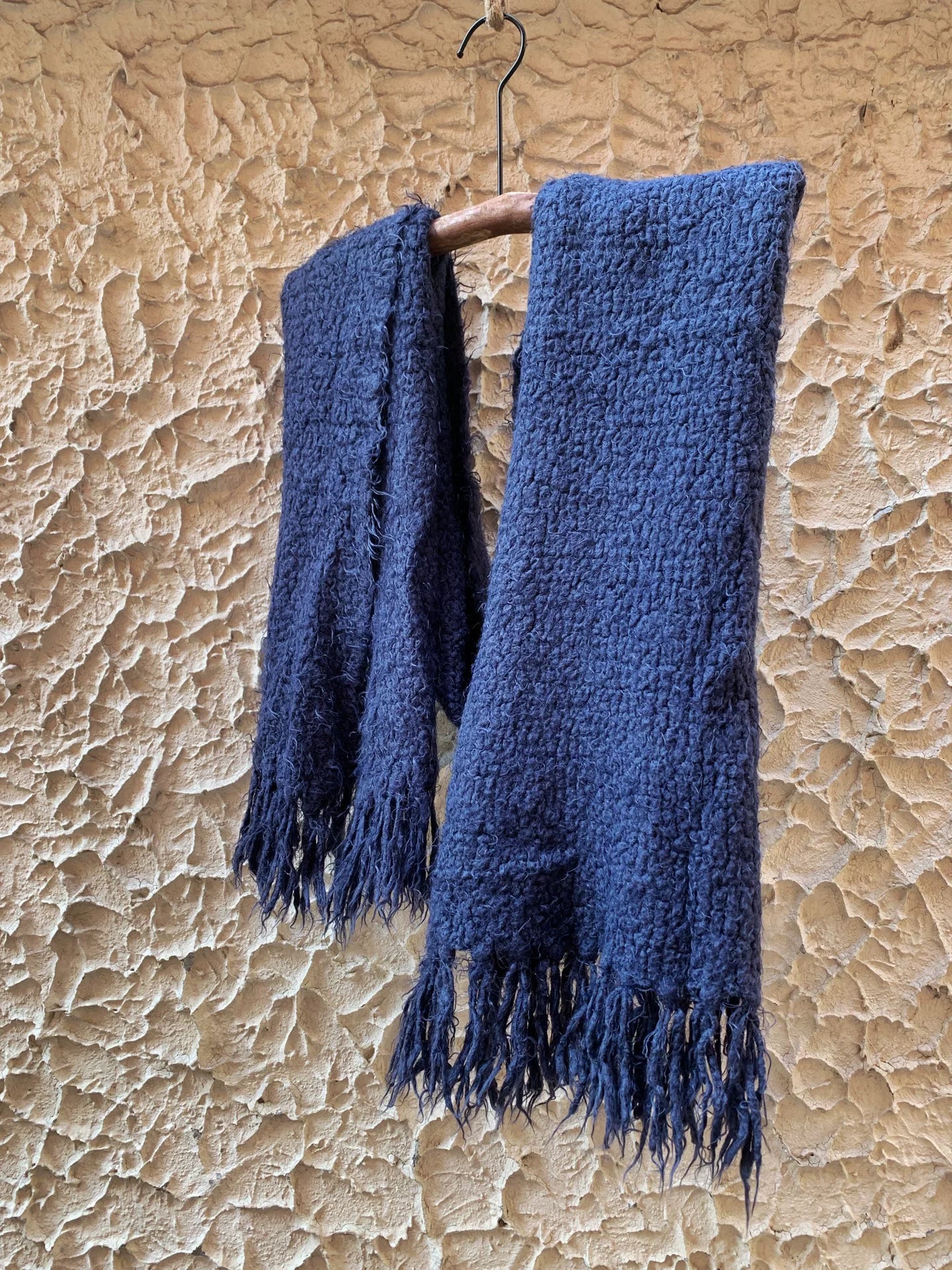 Y's bis Limi 00s Runway Wool Fringed Scarf
