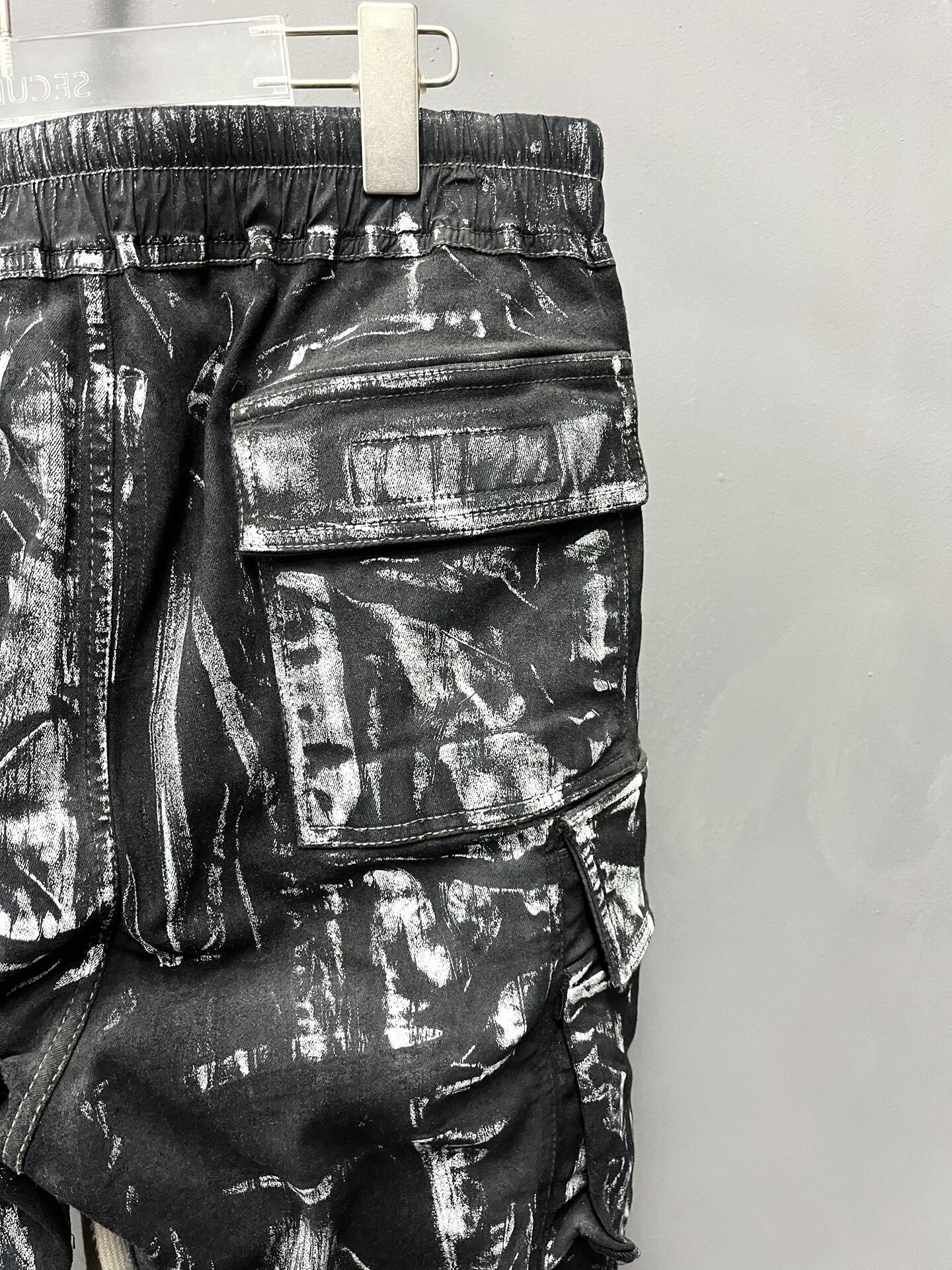 Rick Owens 21FW Painted Cargo Pants