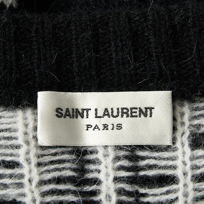 Saint Laurent Men's Zigzag Pattern Sweater