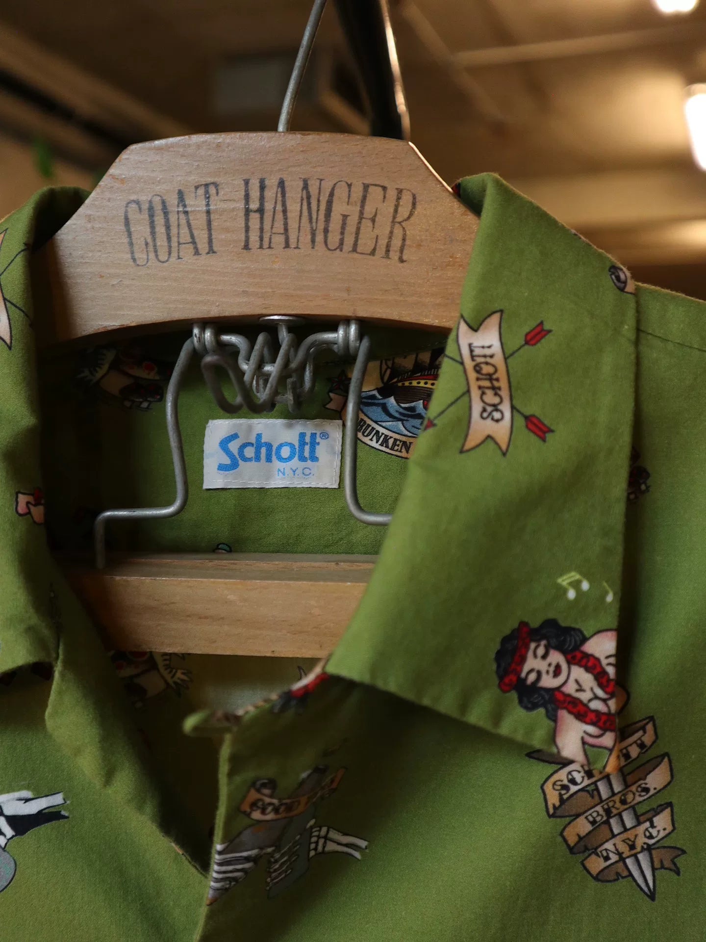 Schott NYC Old School Cuban Shirt