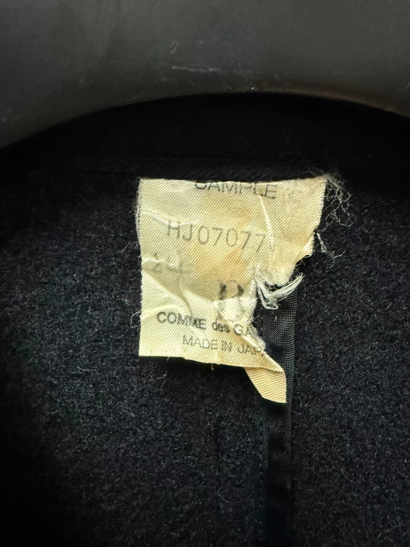 Comme des Garcons 90s Wool Coat