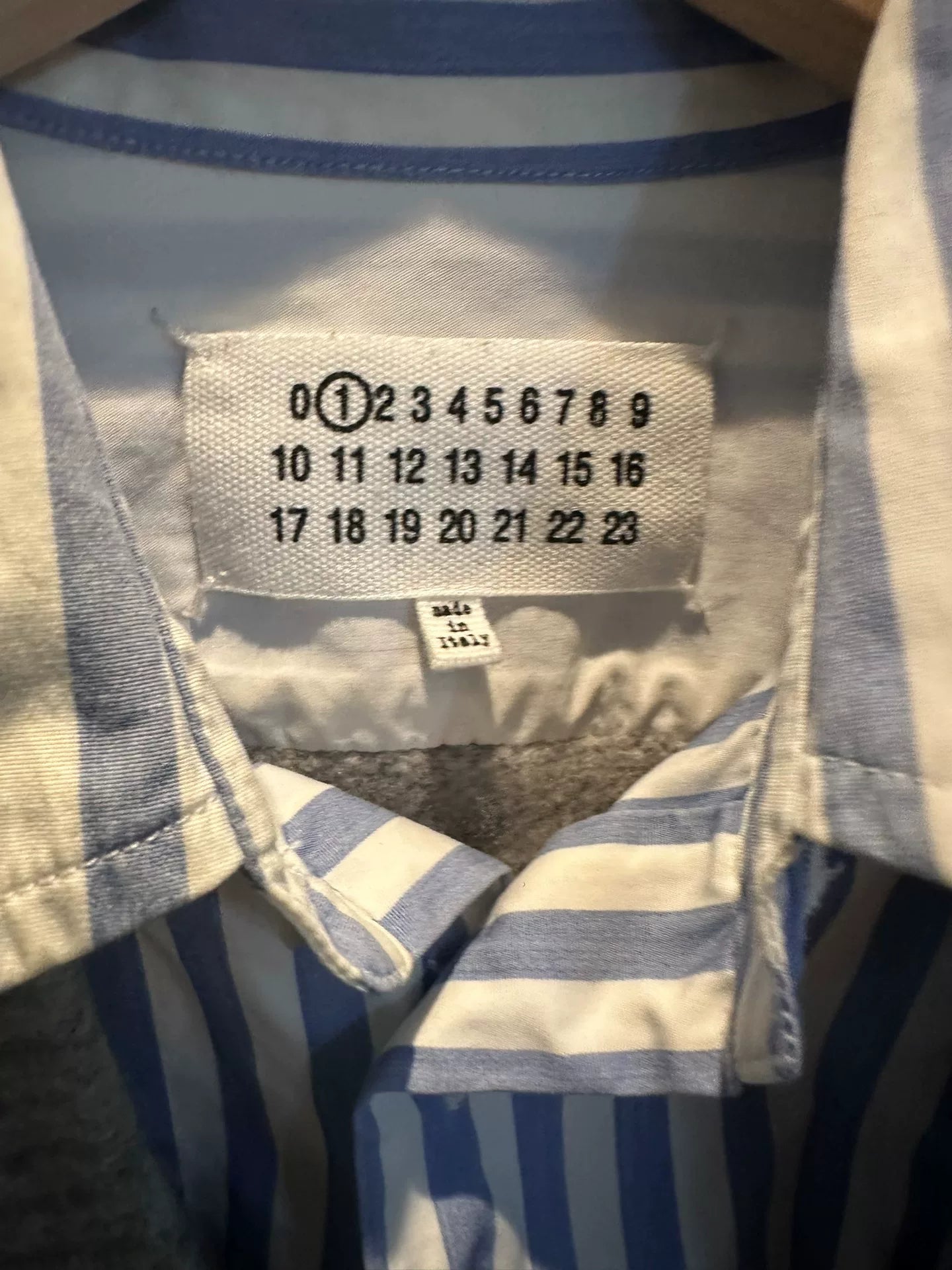 Maison Margiela Striped Knit Shirt