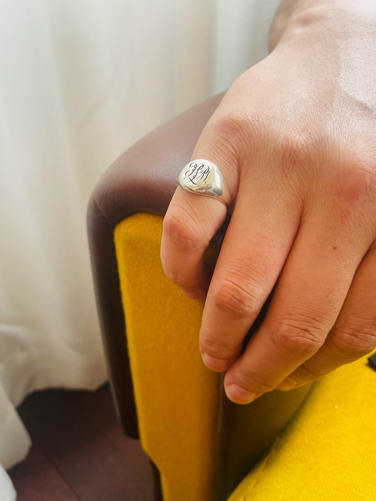 At Last TWC English Cursive Ring