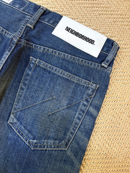 NEIGHBORHOOD WASHED DENIM JEANS