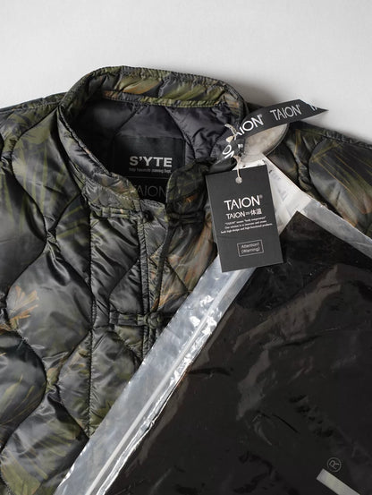 Yohji Yamamoto Floral Pattern Down Jacket