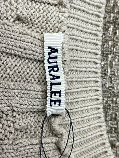 Auralee College Cable Knit Sweater