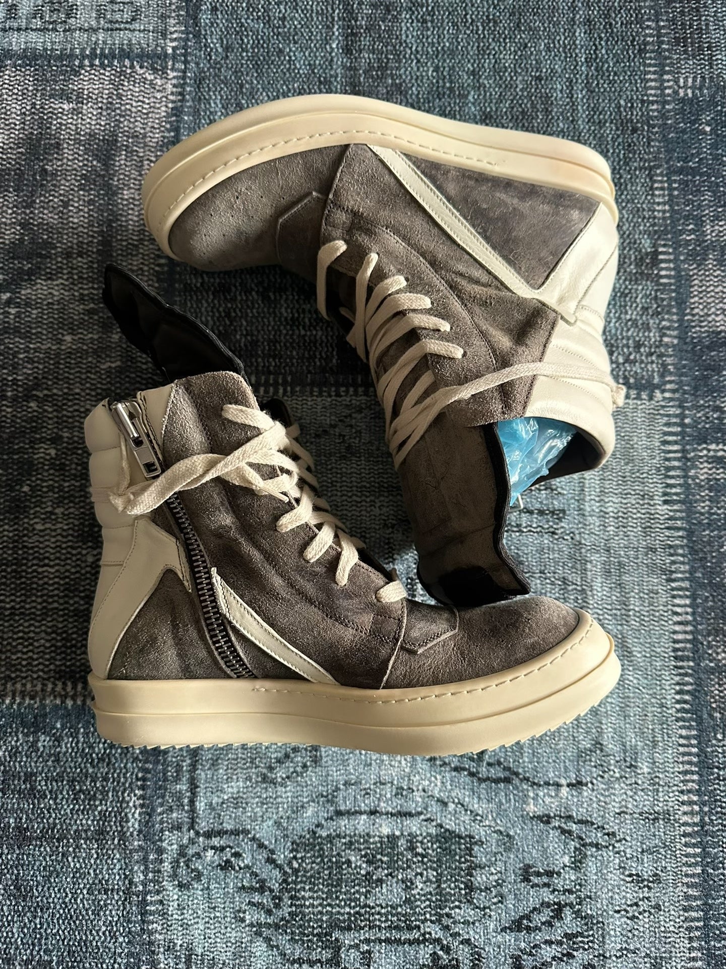 Rick Owens Main Line Brown Suede Shoes