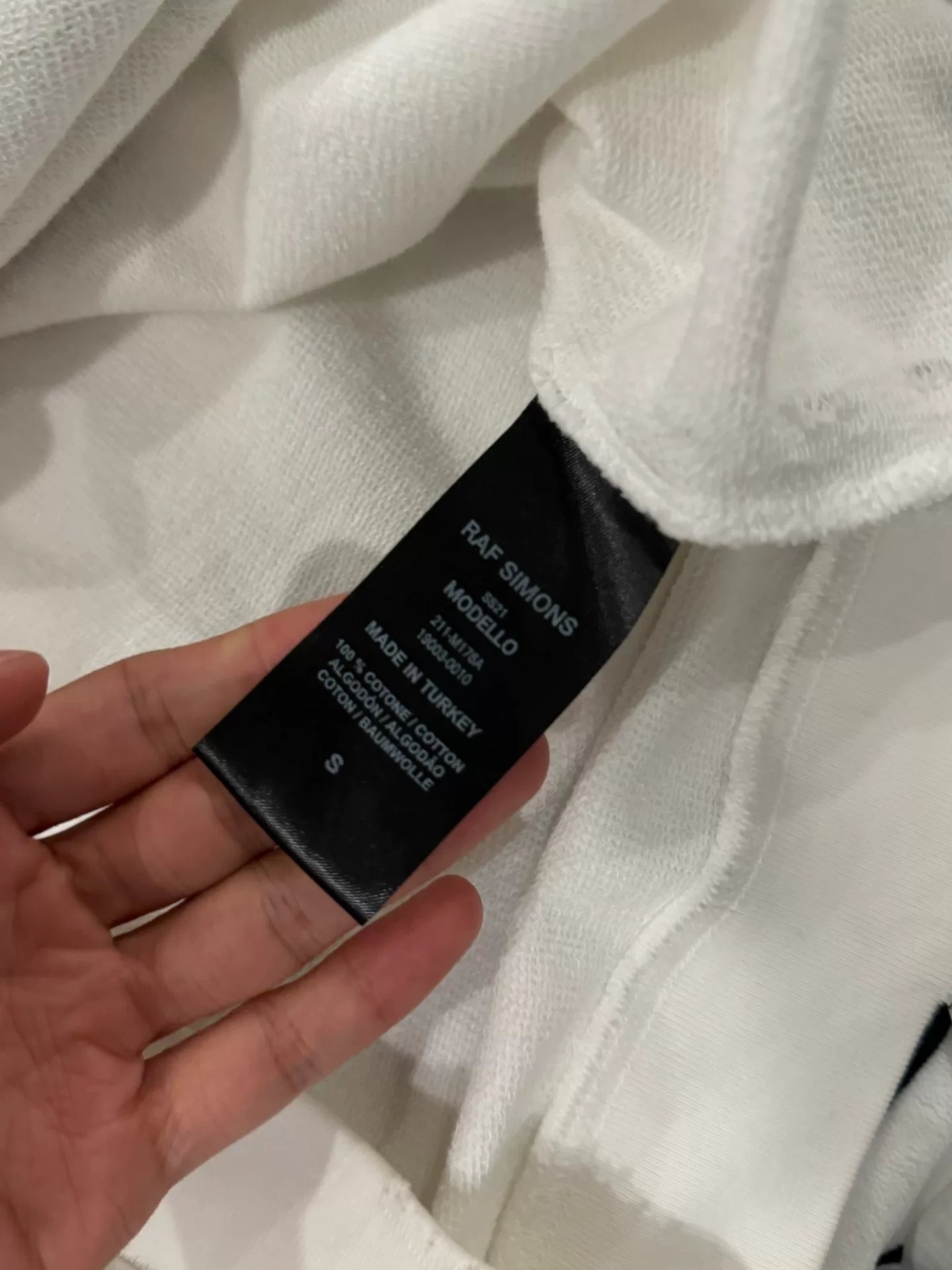 Rafsimons Patch Badge Hoodie