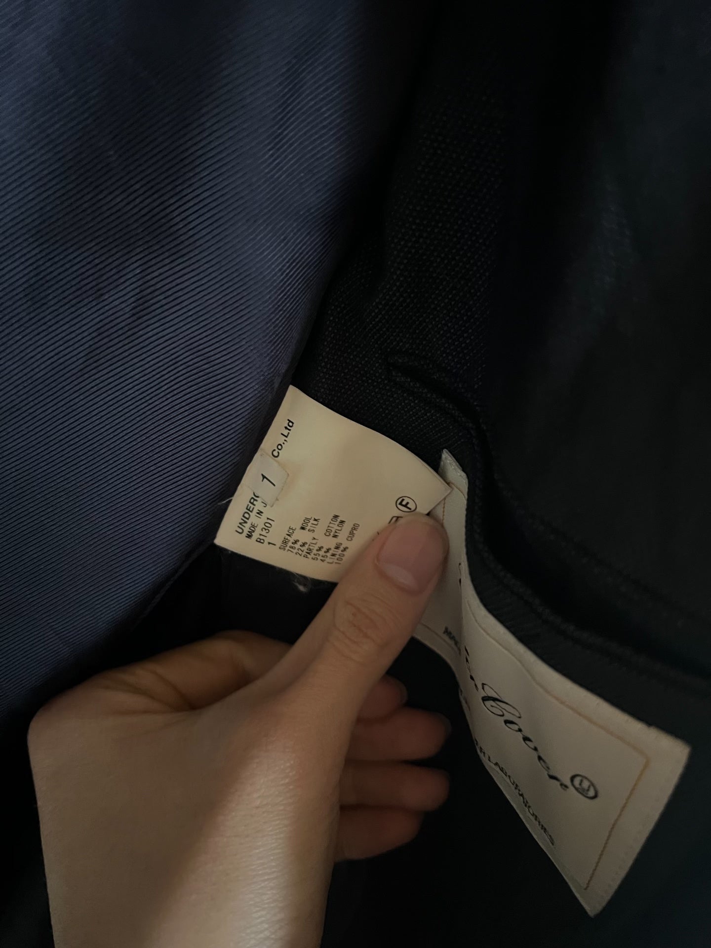 Undercover 03 Wool Blend Long Coat