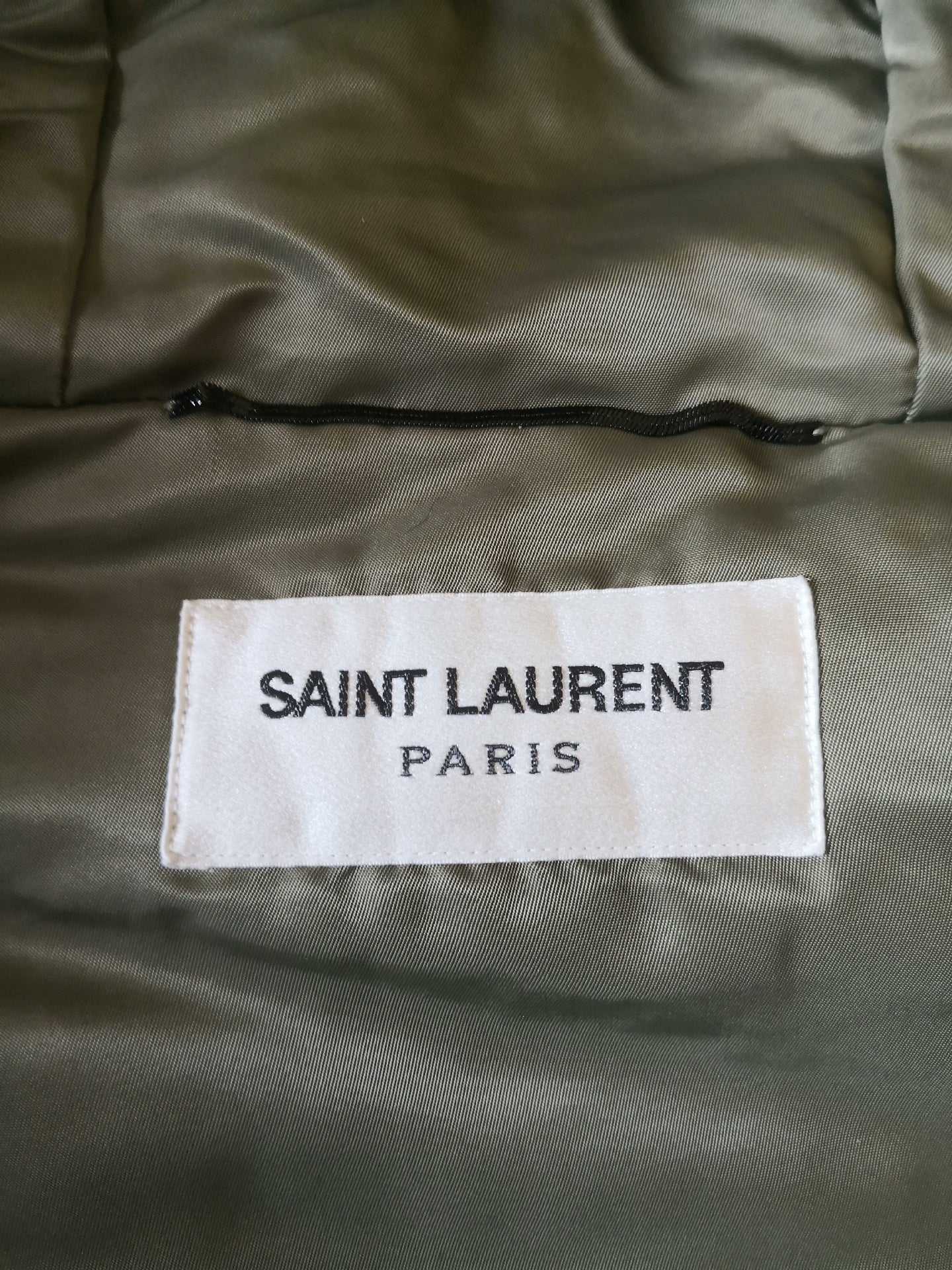Saint Laurent SLP MA1 Olive Padded Jacket