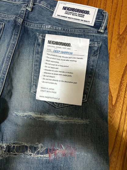 neighborhood claw mod savage jeans