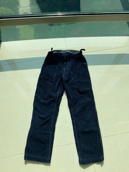 Freewheelers Blue Corduroy Longshoreman Trousers