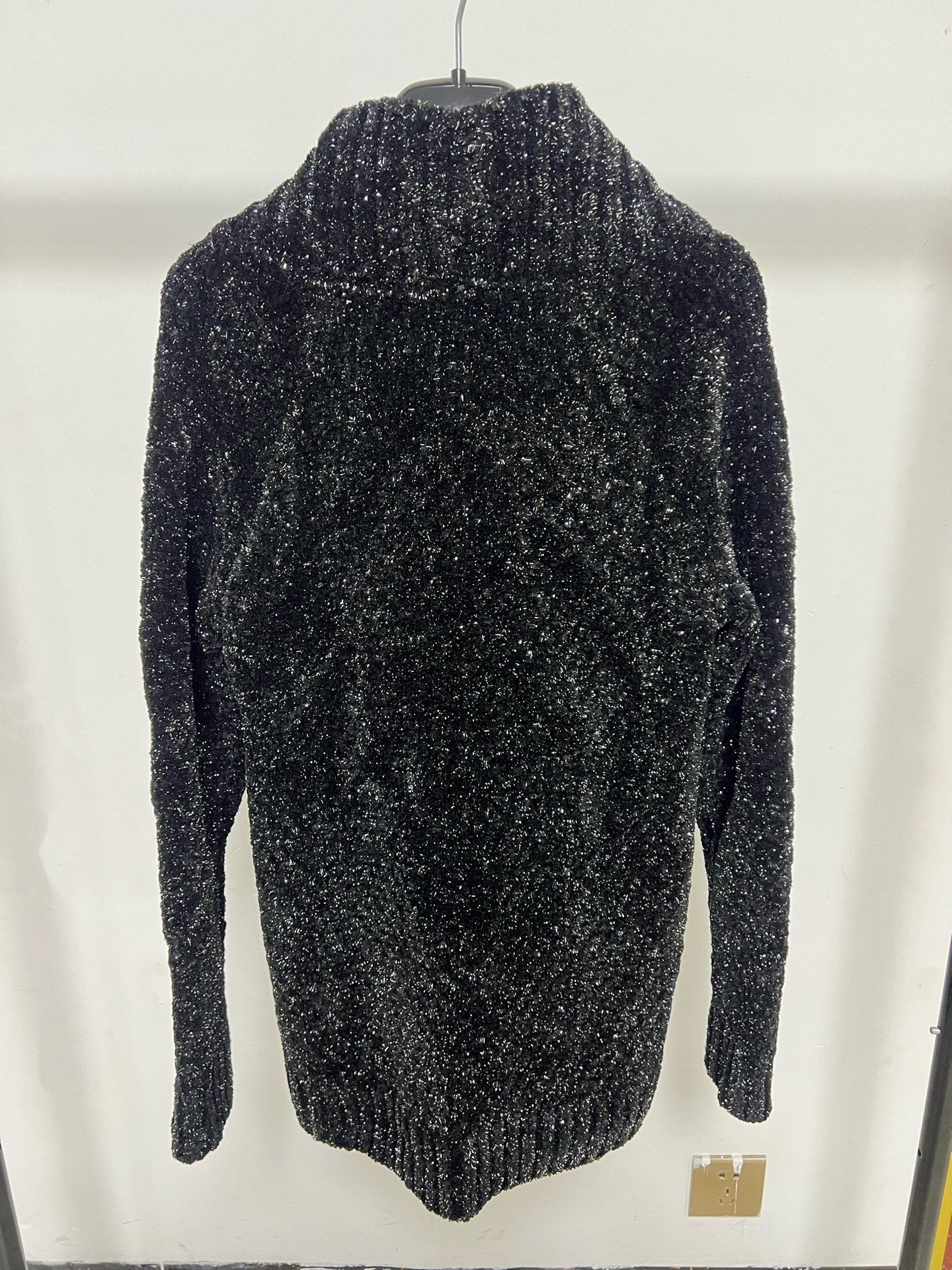 Saint Laurent Black Glitter Cardigan