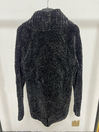Saint Laurent Black Glitter Cardigan