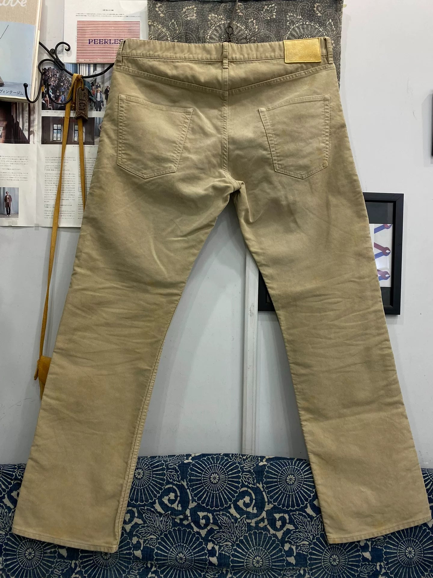 visvim g.cord fluxus slim corduroy pants