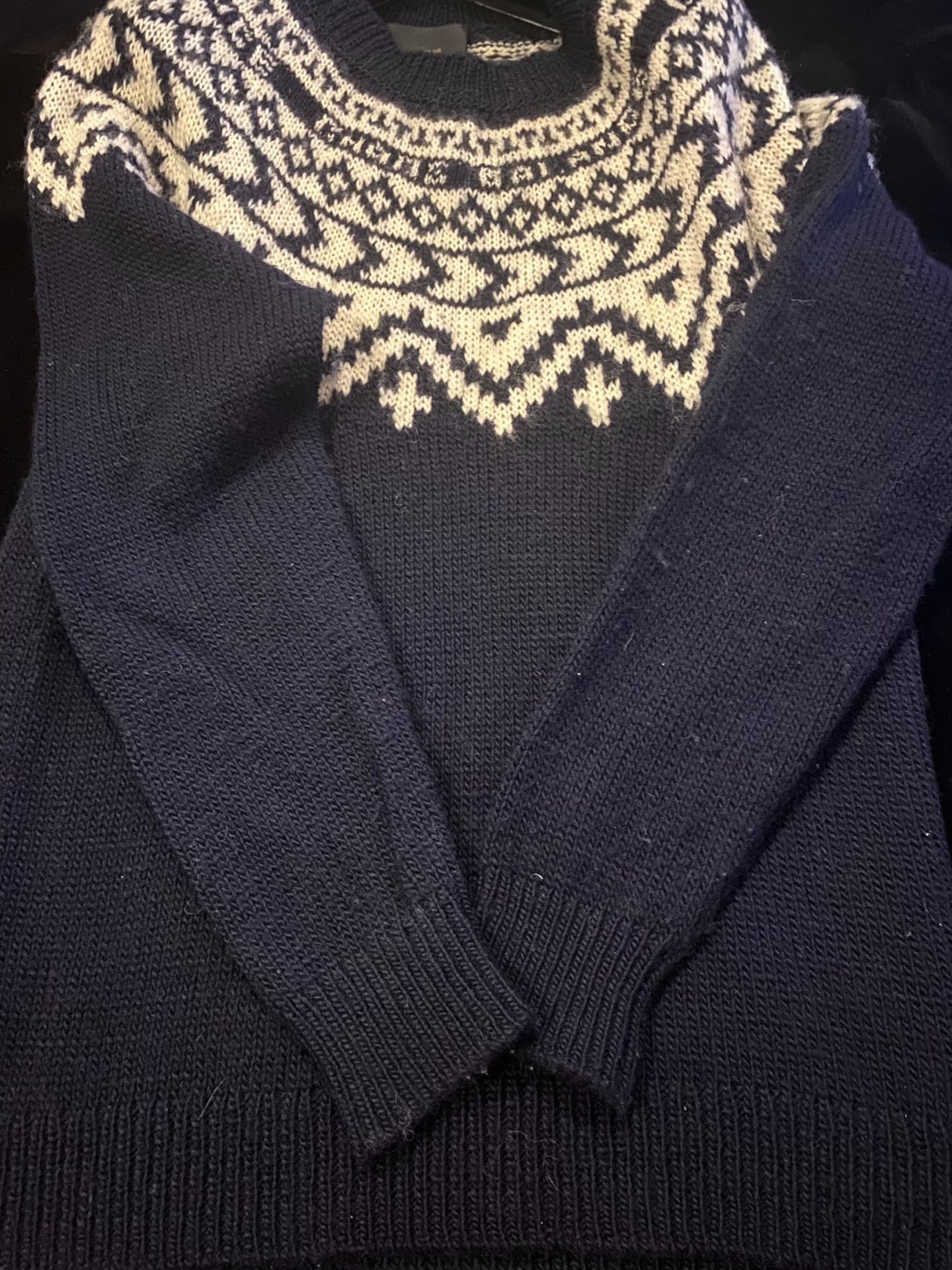 Undercover 14AW Pure Wool Ethnic Sweater