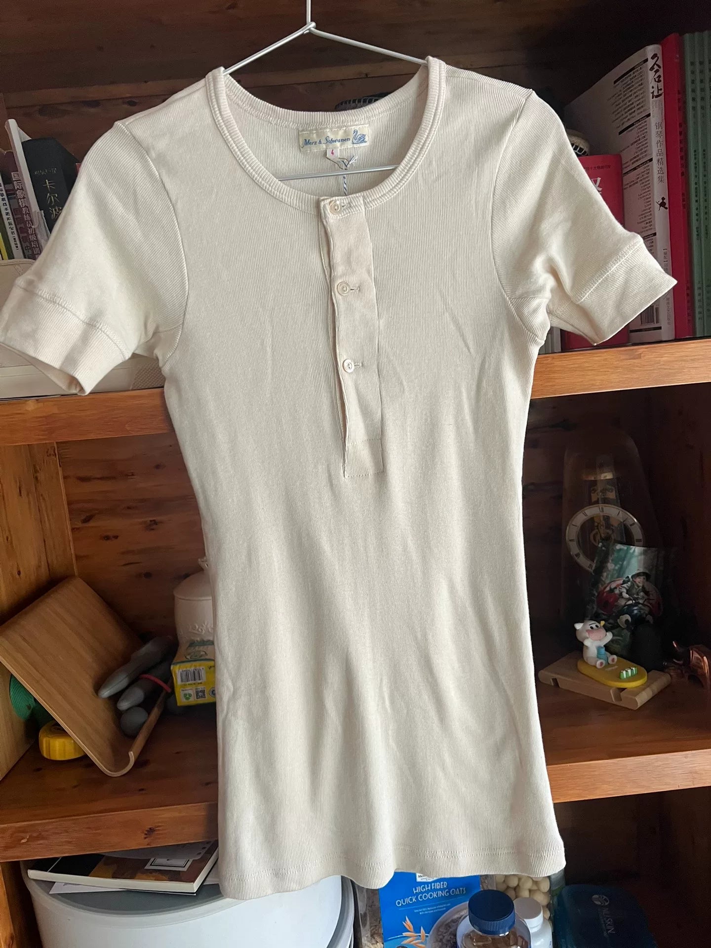 vintage henley short sleeve shirt