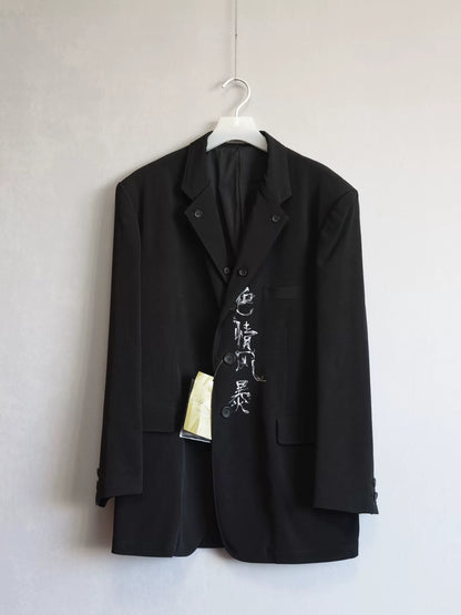 Yohji Yamamoto Three Acetate Jacket