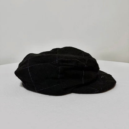 black prince of wales cashmere cap