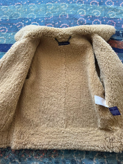 ralph lauren shearling leather jacket