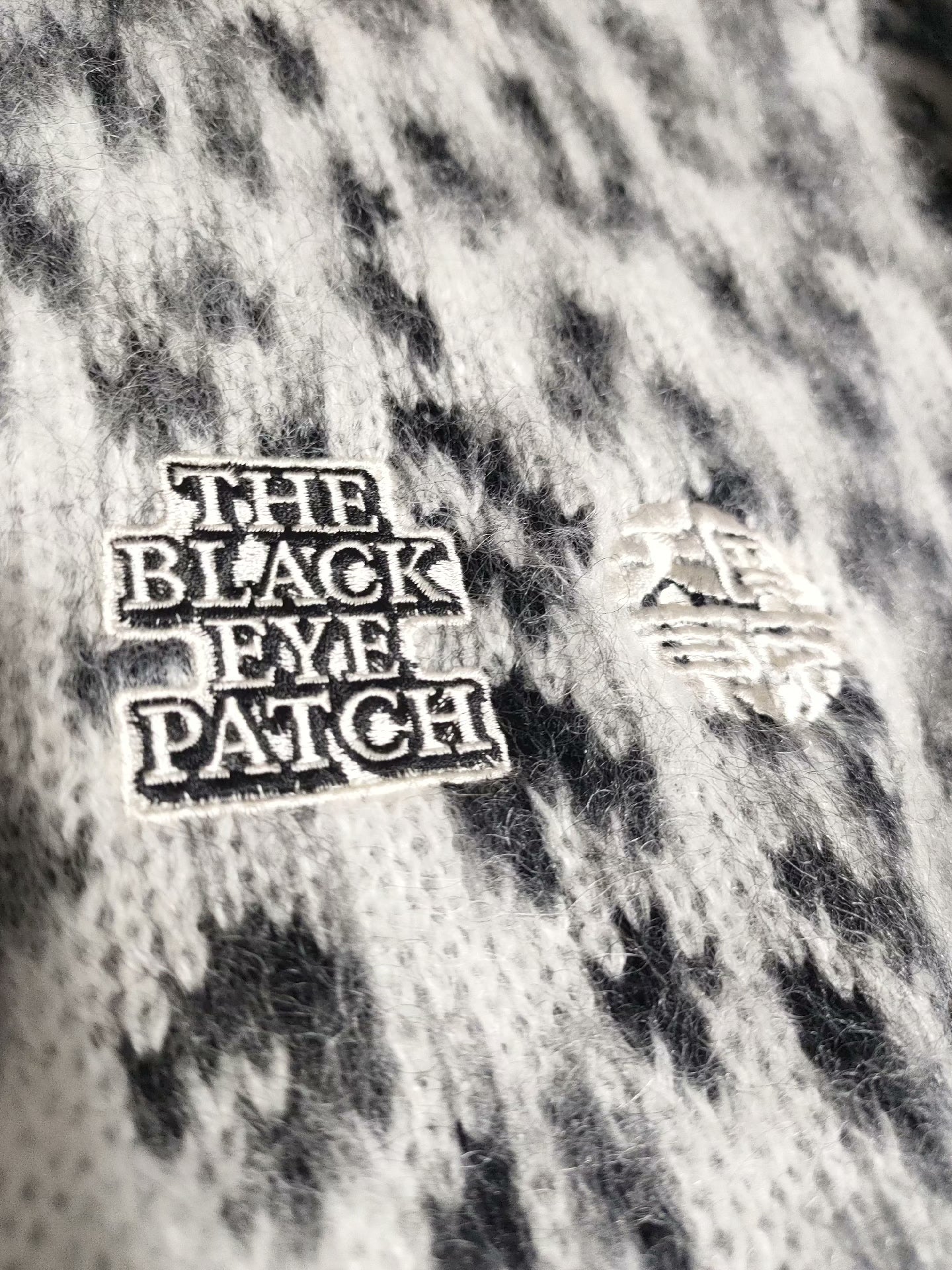 Wacko Maria Black Eye Patch Sweater