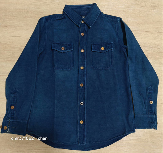 VISVIM Indigo Flannel Denim Shirt