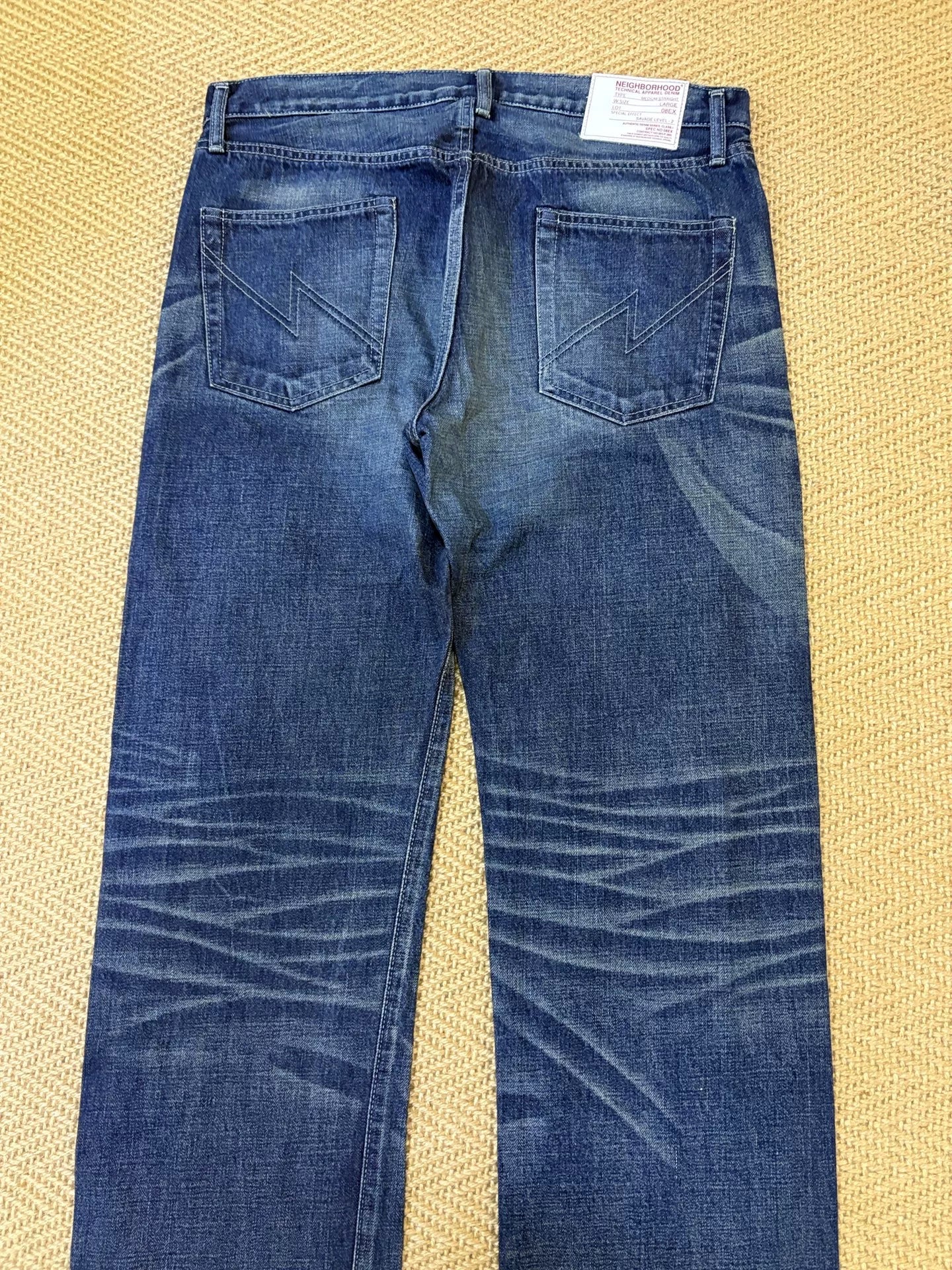 Neighborhood 08EX Distressed Wash Jeans